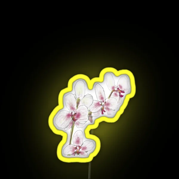 Orchid Design RGB Neon Sign