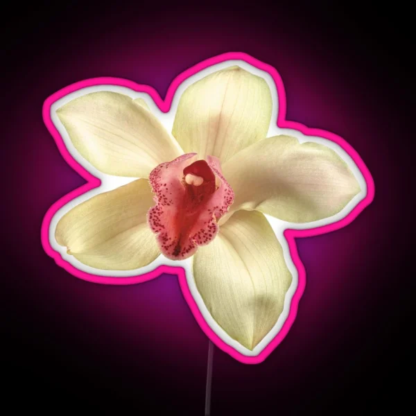 Orchid Flower RGB Neon Sign