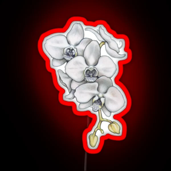 Orchid Flower RGB Neon Sign