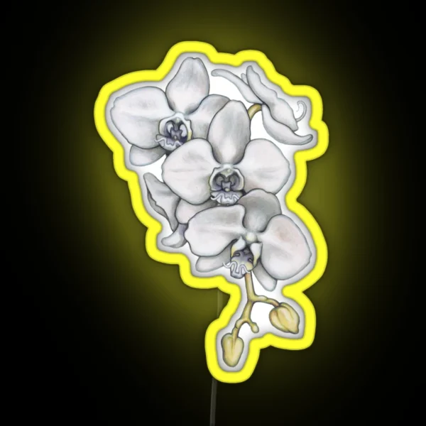Orchid Flower RGB Neon Sign