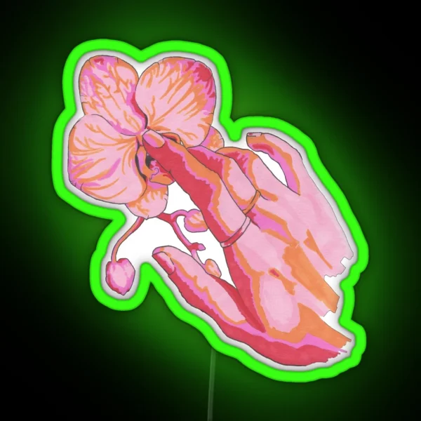 Orchid Touch RGB Neon Sign