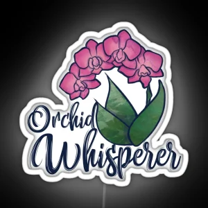 Orchid Whisperer RGB Neon Sign