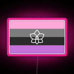 Orchidsexual Flag RGB Neon Sign