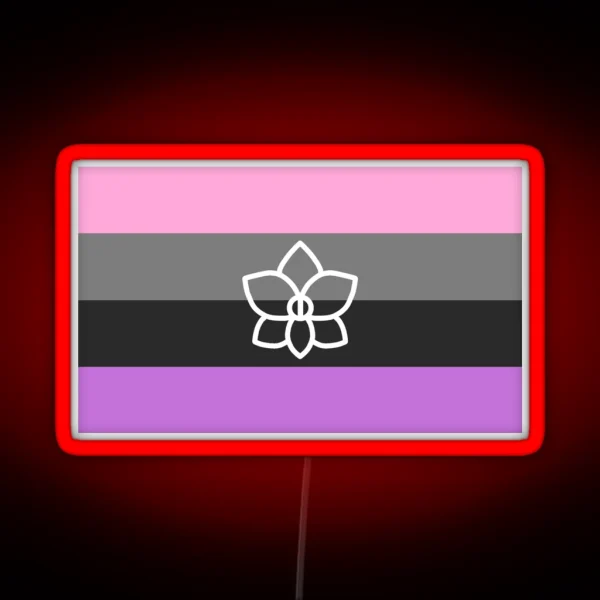 Orchidsexual Flag RGB Neon Sign