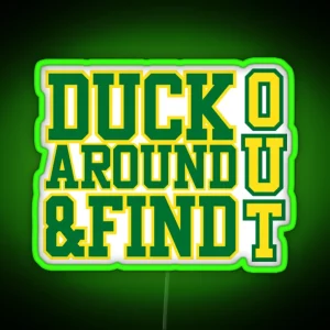 Oregon Ducks RGB Neon Sign