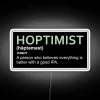 Original HOPTIMIST Definition IPA RGB LED Neon Sign with led