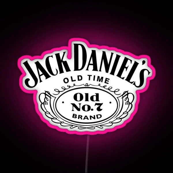 ORLJFNI JACKDANIELS ALCOHOLIC RGB Neon Sign