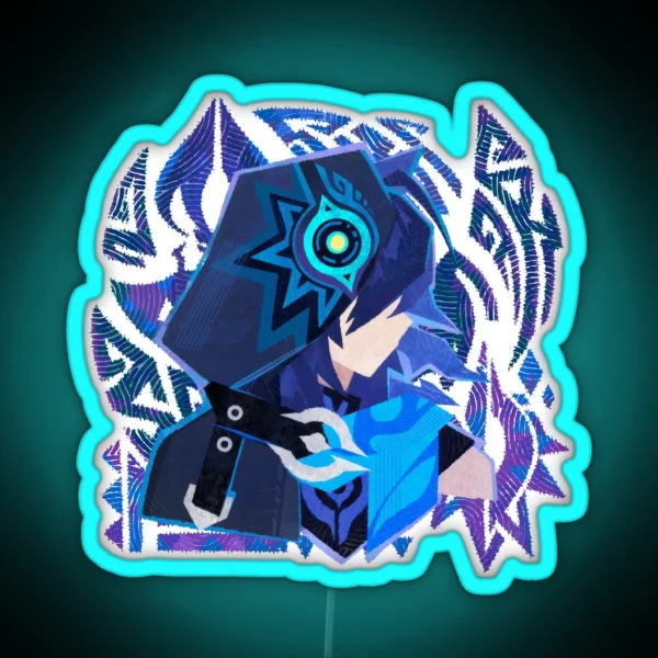 Ororon Genshin Impact Illustrations From Iktomi RGB Neon Sign