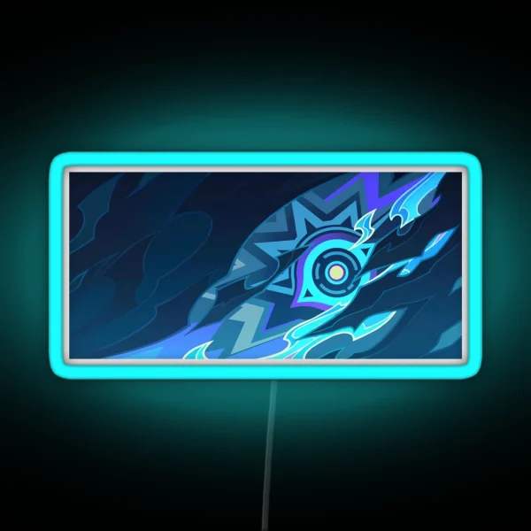 Ororon Namecard Genshin Impact RGB Neon Sign