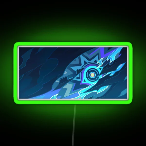 Ororon Namecard Genshin Impact RGB Neon Sign