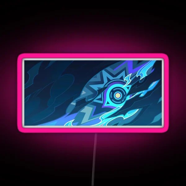 Ororon Namecard Genshin Impact RGB Neon Sign