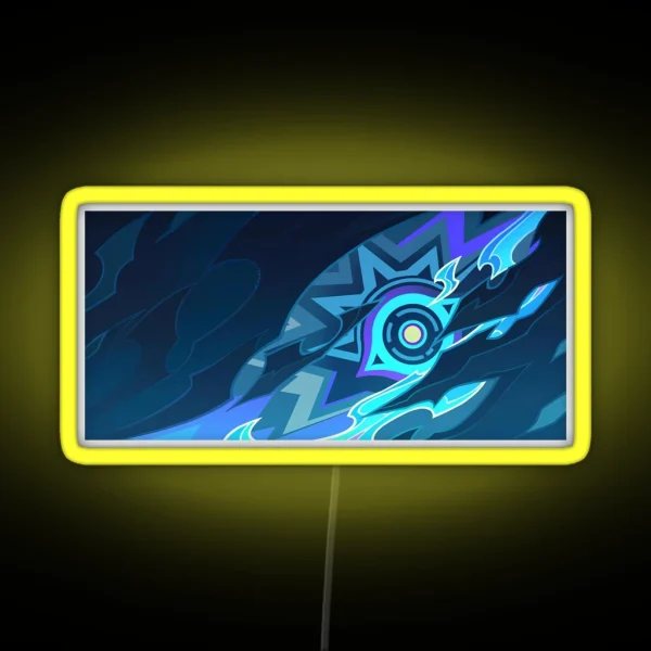 Ororon Namecard Genshin Impact RGB Neon Sign