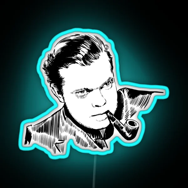 Orson Welles Young RGB Neon Sign