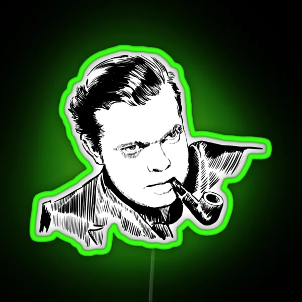 Orson Welles Young RGB Neon Sign