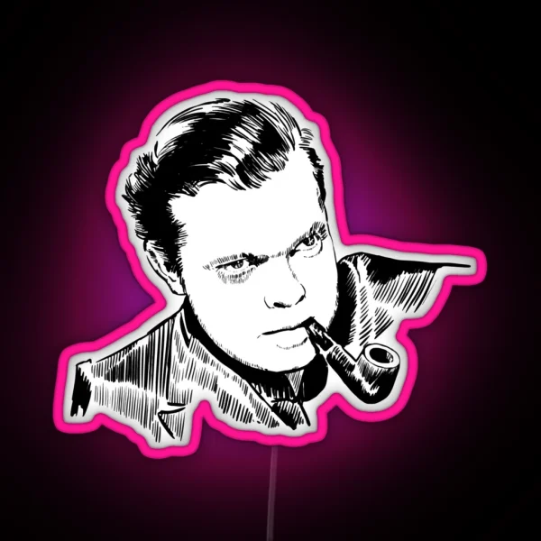 Orson Welles Young RGB Neon Sign
