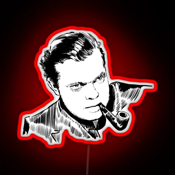 Orson Welles Young RGB Neon Sign