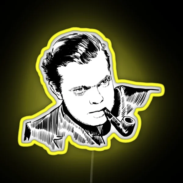 Orson Welles Young RGB Neon Sign