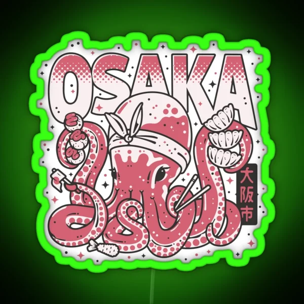 Osaka RGB Neon Sign