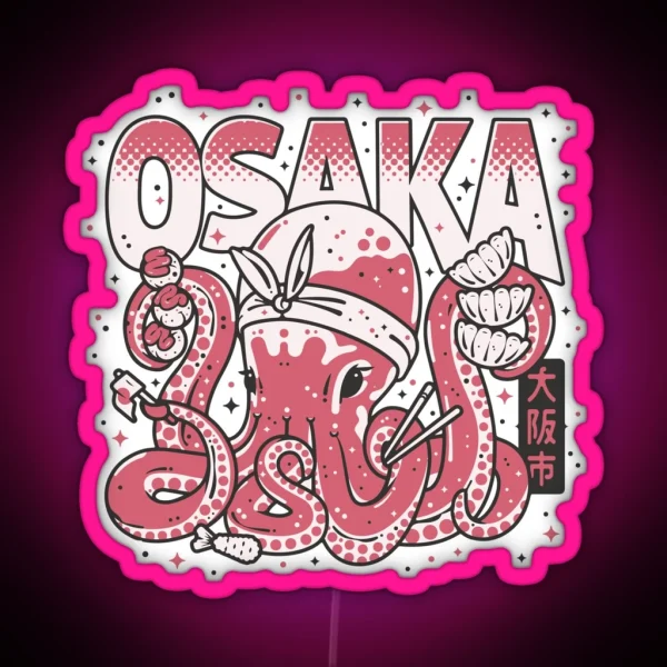 Osaka RGB Neon Sign