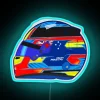 Oscar Piastri 2024 Formula One Driver Colorful Neon Sign Display