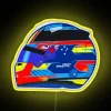 Oscar Piastri 2024 Formula One helmet-inspired LED display sign