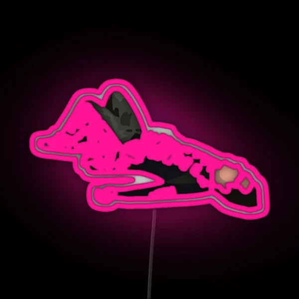 Oscar Piastri Lying Down RGB Neon Sign