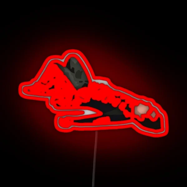 Oscar Piastri Lying Down RGB Neon Sign
