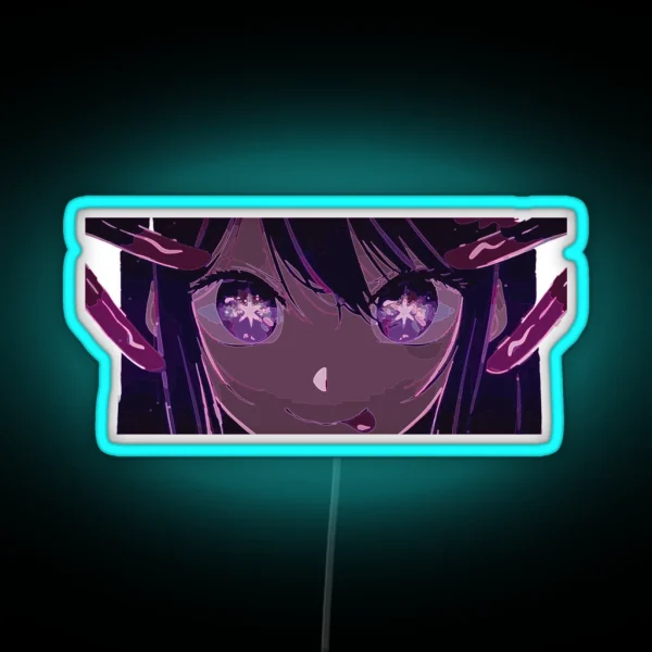 Oshi No Ko Ai Hoshino 4k RGB Neon Sign