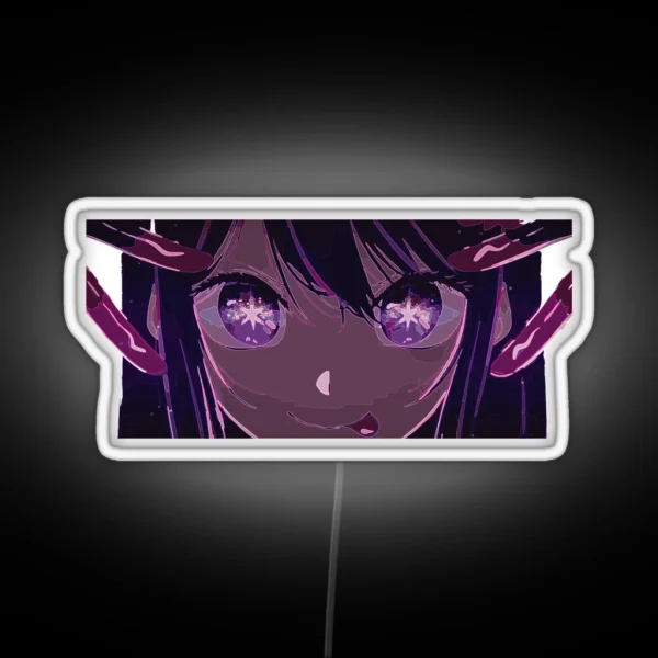 Oshi No Ko Ai Hoshino 4k RGB Neon Sign