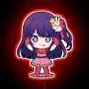 Neon Idol Figure Glow Sign for Home Decor and Anime Fans