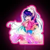 Neon Sign featuring vibrant RGB colors of beloved characters together