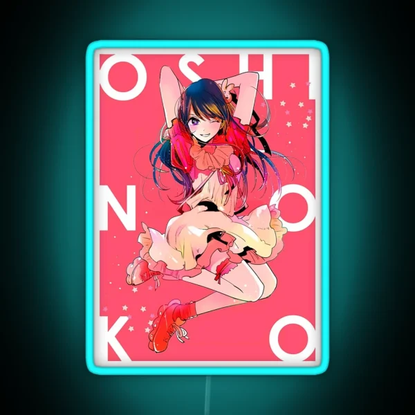 OSHI NO KO RGB Neon Sign
