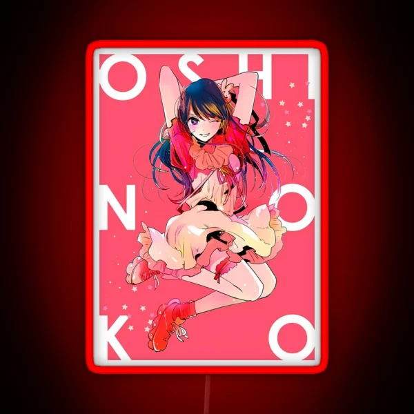 OSHI NO KO RGB Neon Sign