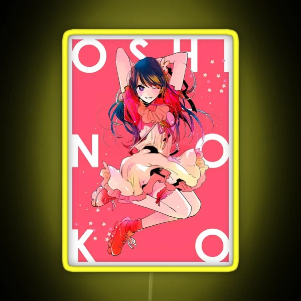OSHI NO KO RGB Neon Sign