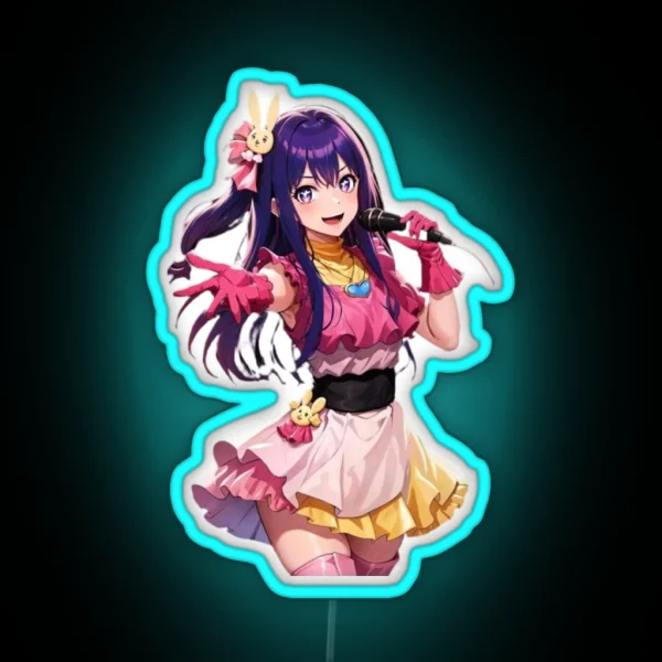 OSHI NO KO RGB Neon Sign