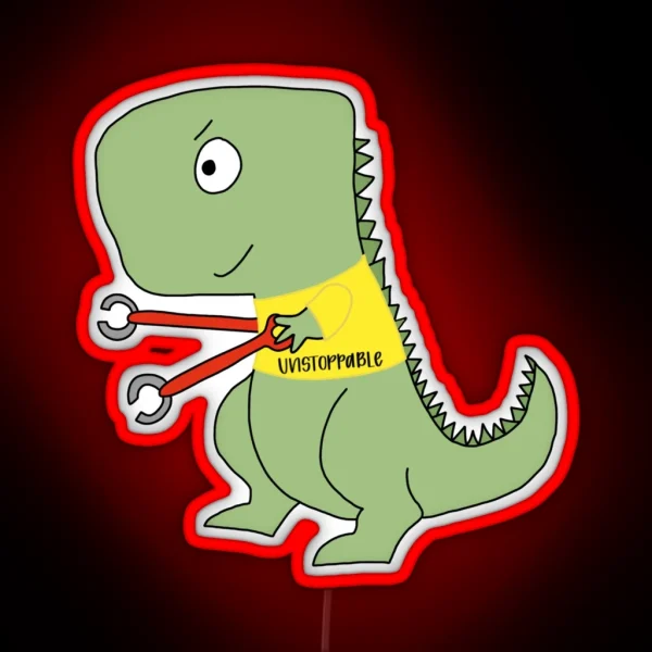 OT Rex RGB Neon Sign