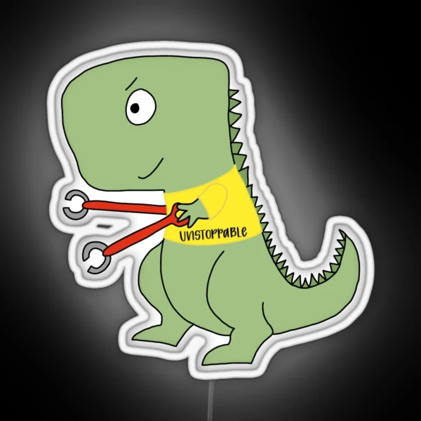 OT Rex RGB Neon Sign