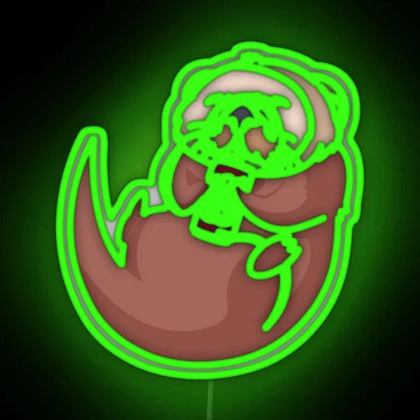 Otter Dr Pepper RGB Neon Sign