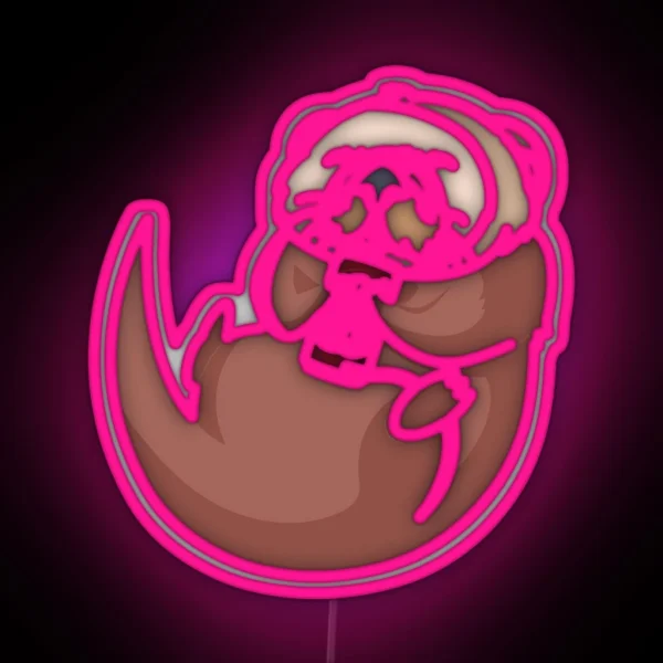 Otter Dr Pepper RGB Neon Sign