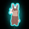 Whimsical Adorable Rabbit Inspired Neon Wall Decoration Signs Illumination Accents