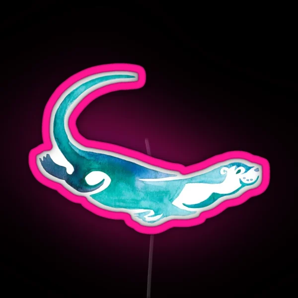 Otterly Adorable RGB Neon Sign