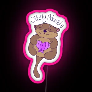 Otterly Adorable RGB Neon Sign