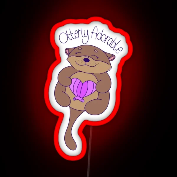 Otterly Adorable RGB Neon Sign