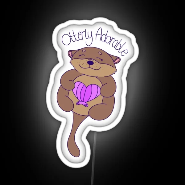 Otterly Adorable RGB Neon Sign
