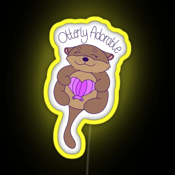 Otterly Adorable RGB Neon Sign