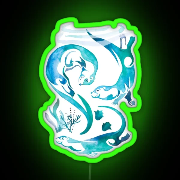 Otterly Adorable RGB Neon Sign