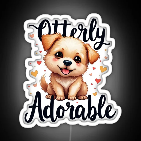 Otterly Adorable RGB Neon Sign
