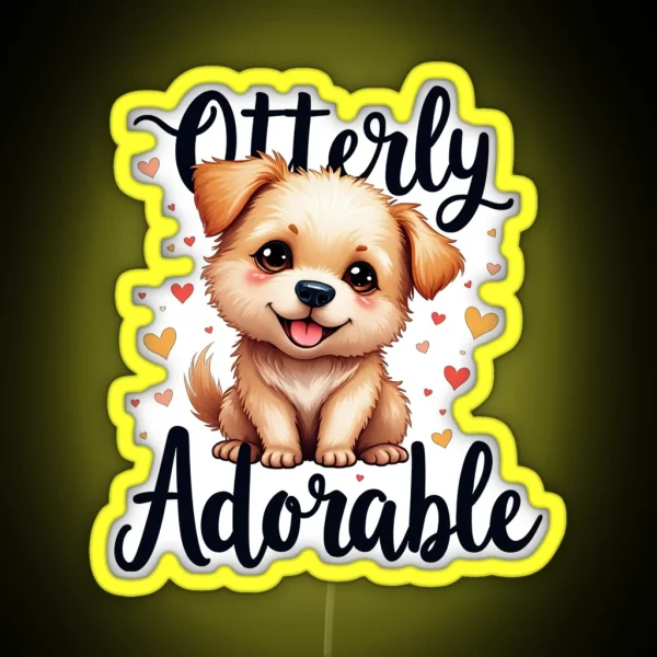 Otterly Adorable RGB Neon Sign