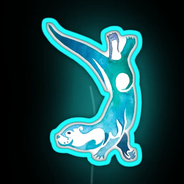 Otterly Adorable RGB Neon Sign