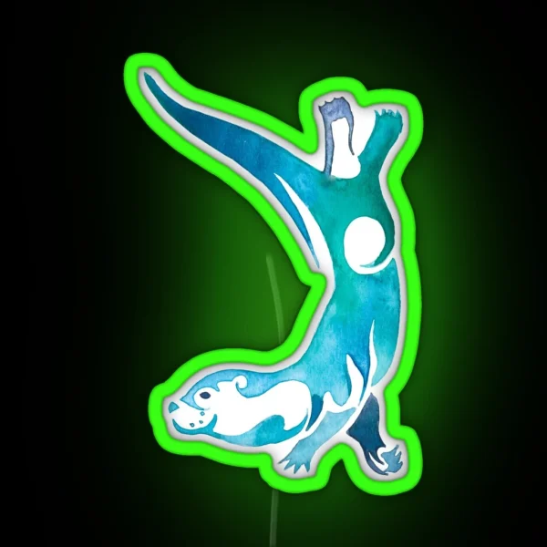 Otterly Adorable RGB Neon Sign